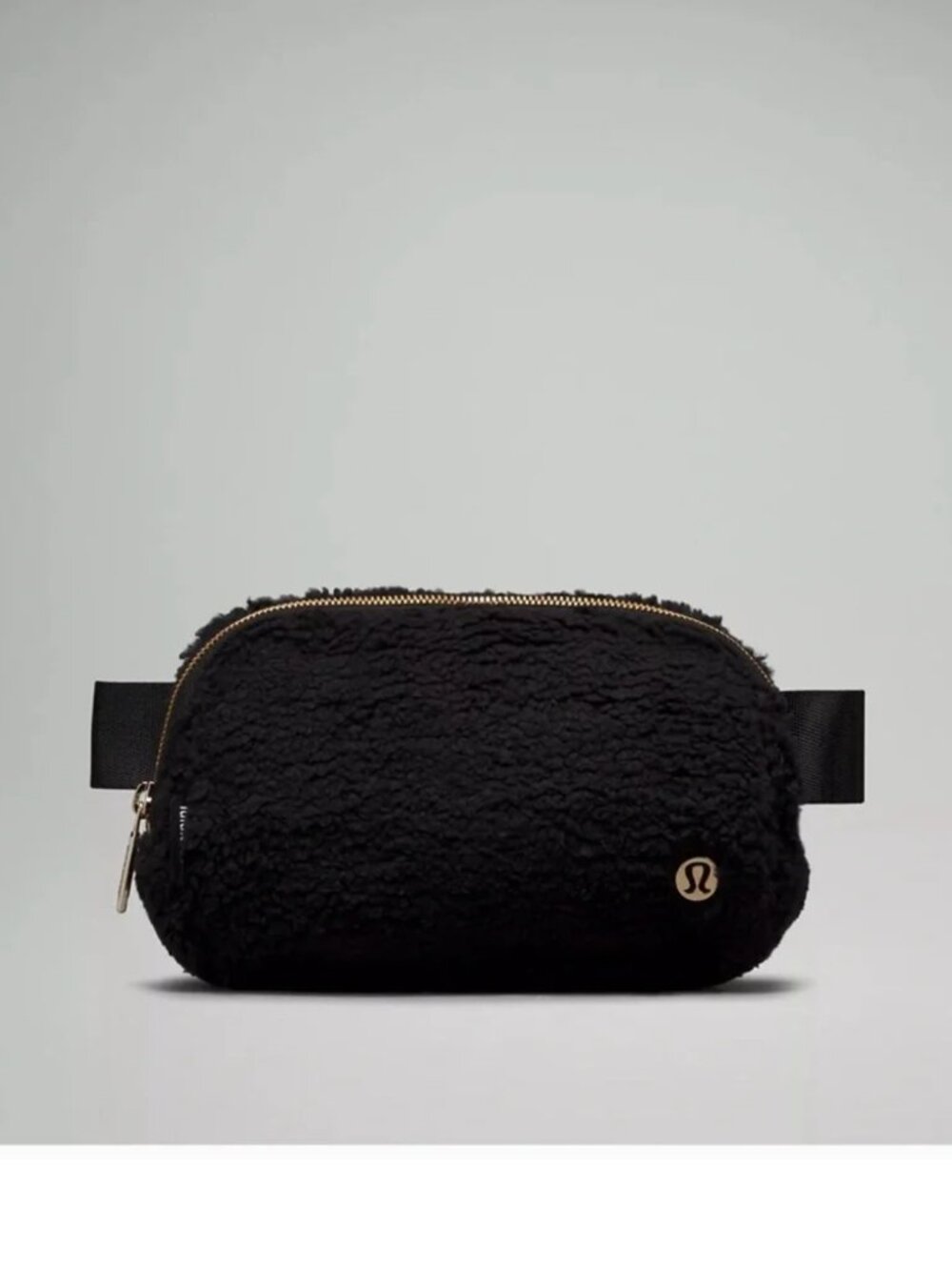 LULULEMON | Black Everywhere Belt Bag 1L Fleece Sherling - Black (O/S)